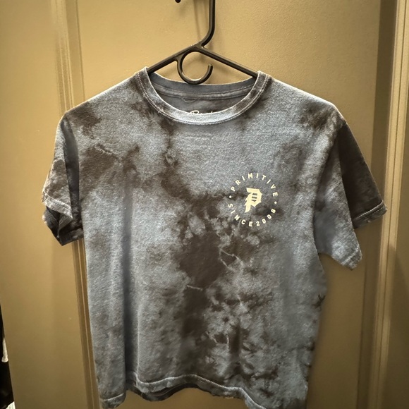 Primitive Blue Tie-Dye Tee - Picture 1 of 3